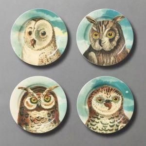 John Derian Who's Hungry Appetizer Plates